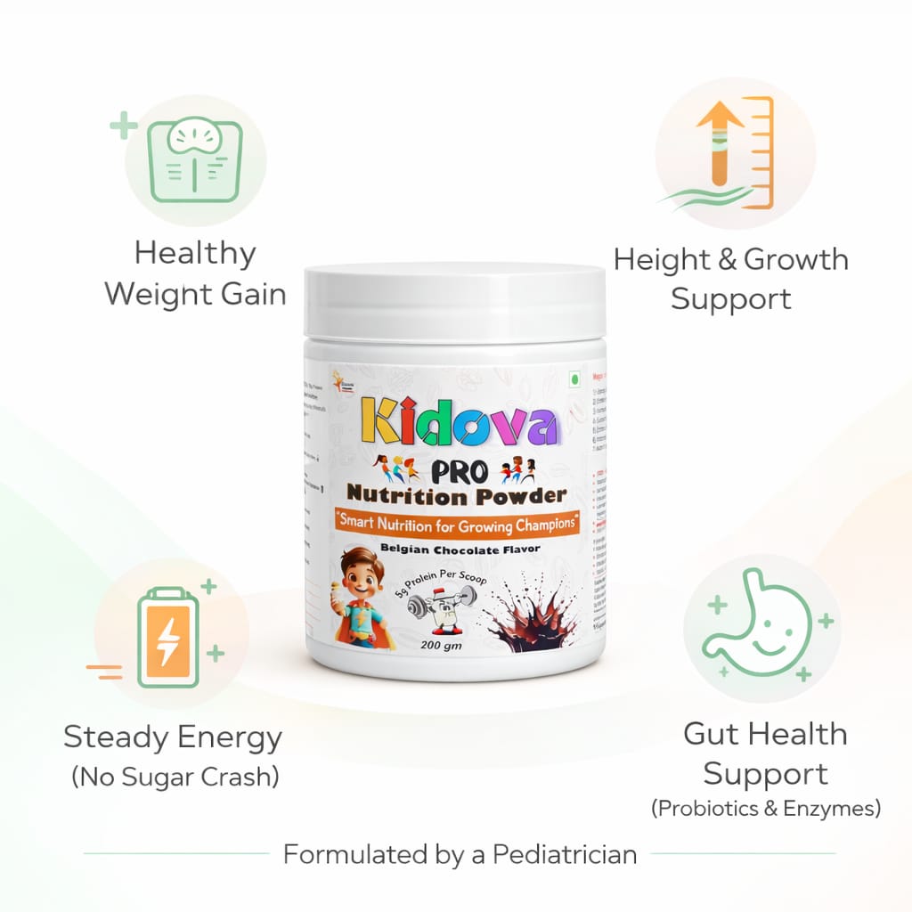 Kidova PRO ingredients spread